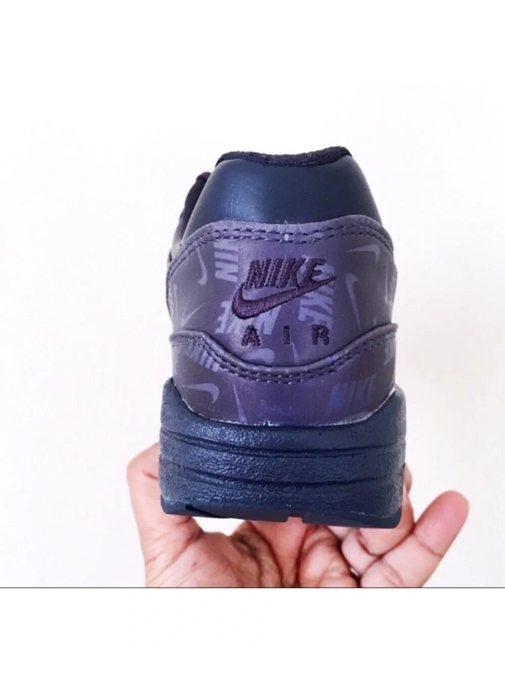 Nike Air Max 1 LX Oil Grey Women’s Sneakers - Picture 6 of 7